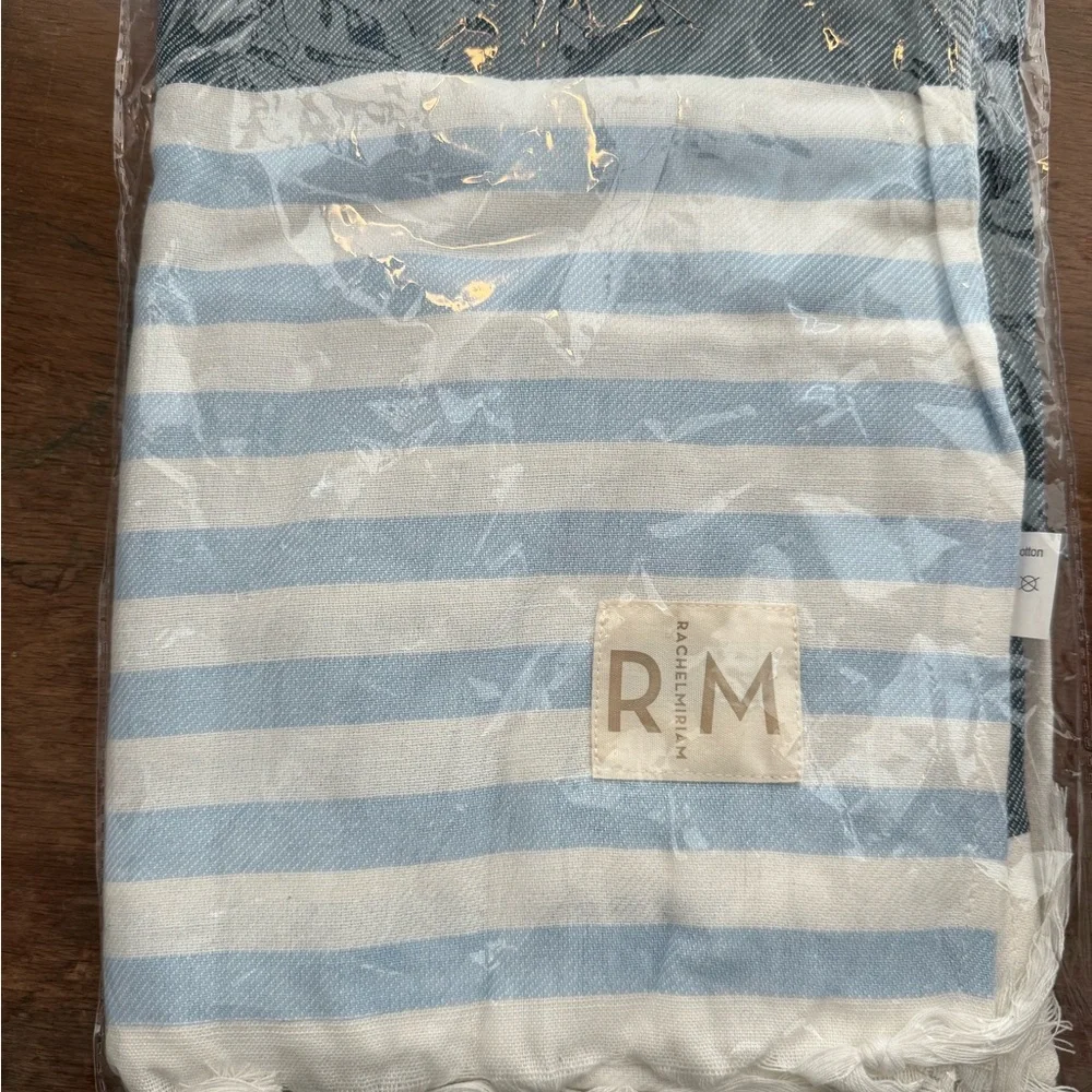 NWT Rachel Miriam Summer Towel - Blue